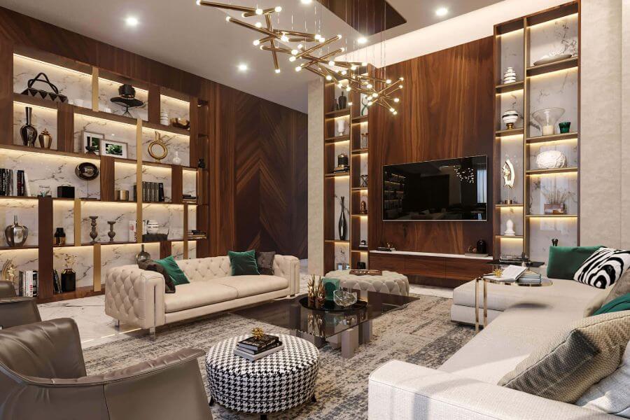 Residential Interior Design Luxury Villa in Qatar